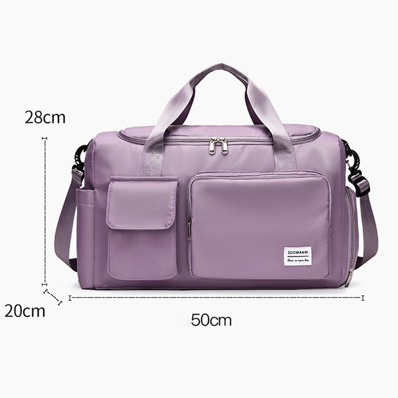 LouisWill Sports Gym Bags Training Fitness Travel Handbag Duffle