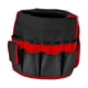 thumbnail image 3 of Bolsa para herramientas de jardinería de gran capacidad, impermeable, con múltiples bolsillos Negro Rojo, 3 of 9