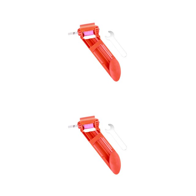 Eigraketly Afilador de muela abrasiva para brocas helicoidales, amoladora de construcción artesanal Naranja 2piezas Eigraketly CBP162166