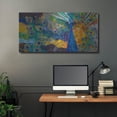 thumbnail image 5 of Luxe Metal Art 'Percy Peacock 2' by St. Hilaire Elizabeth, Metal Wall Art, 48"x24", 5 of 9