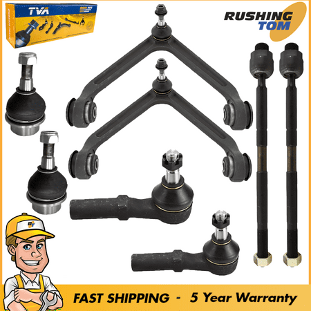 8Pc Control Arm Ball Joint Tie Rod Kit fits 2002-2003 Dodge RAM 1500 RWD (Best Ball Joints For Dodge Cummins)