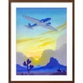 thumbnail image 2 of Art.com Racing The Sun Art Print by Ruehl Frederick Heckman, Brown Frame Wall Art, 23" x 29", 2 of 5