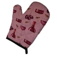 thumbnail image 1 of Carolines Treasures BB5195OVMT Gant de Four Rouge Vin sur Lin, 1 of 2