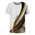thumbnail image 3 of xfsWaSs Men's T Shirts Male Graphic Print Short Sleeve Round Neck T Shirt Fashion Trendy Tee Shirts Classic Fit Tshirt Summer Tops Fashion T Shirts, 3 of 4