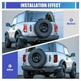 thumbnail image 2 of Full LED Tail Lights For 2021-2026 Ford Bronco 2 Door/4 Door Black Housing Smoke Lens Pair, 2 of 9