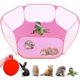 thumbnail image 1 of Tienda de campaña para animales pequeños, jaula para reptiles, corralito transparente transpirable para mascotas, valla de ejercicio al aire libre/interior abierta, valla de patio portátil Adepaton WMZL-1859-2, 1 of 7