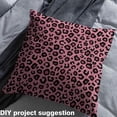 thumbnail image 2 of Homewish Pink Leopard Print Fabric by the Yard 3 Yard for Female, Fashion Cheetah Animal Room Decor Fabric by the Yard, Chic Dots Abstract Sewing Fabric, Lightweight Room Decor, 2 of 6