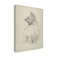 thumbnail image 2 of Trademark Fine Art 'Danseuse Debout Le Bras Droit Leve' Canvas Art by Edgar Degas, 2 of 2