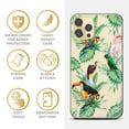 thumbnail image 4 of Case Yard iPhone-11-Pro Case Clear Soft & Flexible TPU Ultra Low Profile Slim Fit Thin Shockproof Transparent Bumper Protective Cover Drop Protective Cell Phone Cases (Tropical Birds), 4 of 8