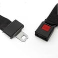 thumbnail image 2 of 2 Point Seat Belt for Older Cars Universal Fit Nylon Webbing Automotive Replacement Black, 2 of 5