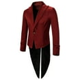 Men Overcoat Clearance Men's Casual Jacket Vintage Jackets Men's Gothic