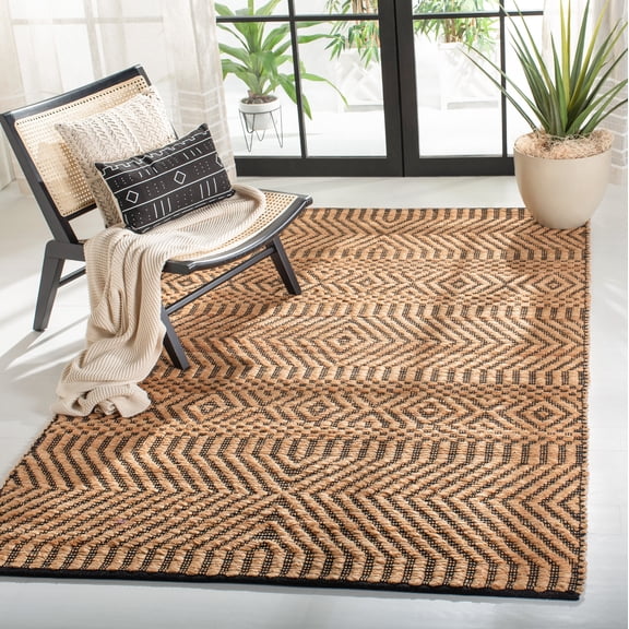 Safavieh Kilim Angelle Diamond Area Rug, Natural/Black, 5' x 8'