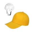 thumbnail image 4 of Kuntesetty Sports Bump Hat Baseball Bump Hat with Cap Insert Shockproof Summer Hard Cap for yellow, 4 of 9