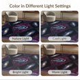 thumbnail image 7 of ODIKA 9'x12' Washable Area Rug Low Pile, Flatwoven, Cyber Galaxy Grid Map Sapcerug Arcade Fireworks Anime Astronaut Refined for Great Room, Indoor Concept, Large Living, 7 of 7