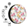 thumbnail image 5 of Rv Spare Tire Cover 14 inch - Colorful Flowers d Tire Covers for Trailers, Adjustable Camper Spare Tire Cover, 5 of 7