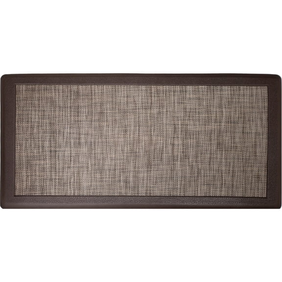David Burke Gentle Step Traditional Anti-Fatigue Anti-Fatigue Kitchen Mat, Beige, 20"x39"