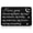 love my everything black, variant on Anniversary Engraved Wallet Card Insert Gifts for Partner Him Her You Light up My Life I Love You Wedding Birthday, Silver