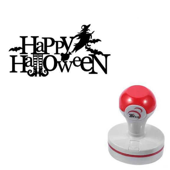 Happy Halloween Self-Inking Photosensitive Planner Scrapbooking Stamps