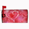 thumbnail image 2 of Valentine Mailbox Covers Magnetic Standard Size 21" Lx 18" W Romantic Heart Flower Mailbox Cover Mailbox Wraps Mailbox Decals Post Letter Box Cover for Holiday Garden Yard Decor, 2 of 6