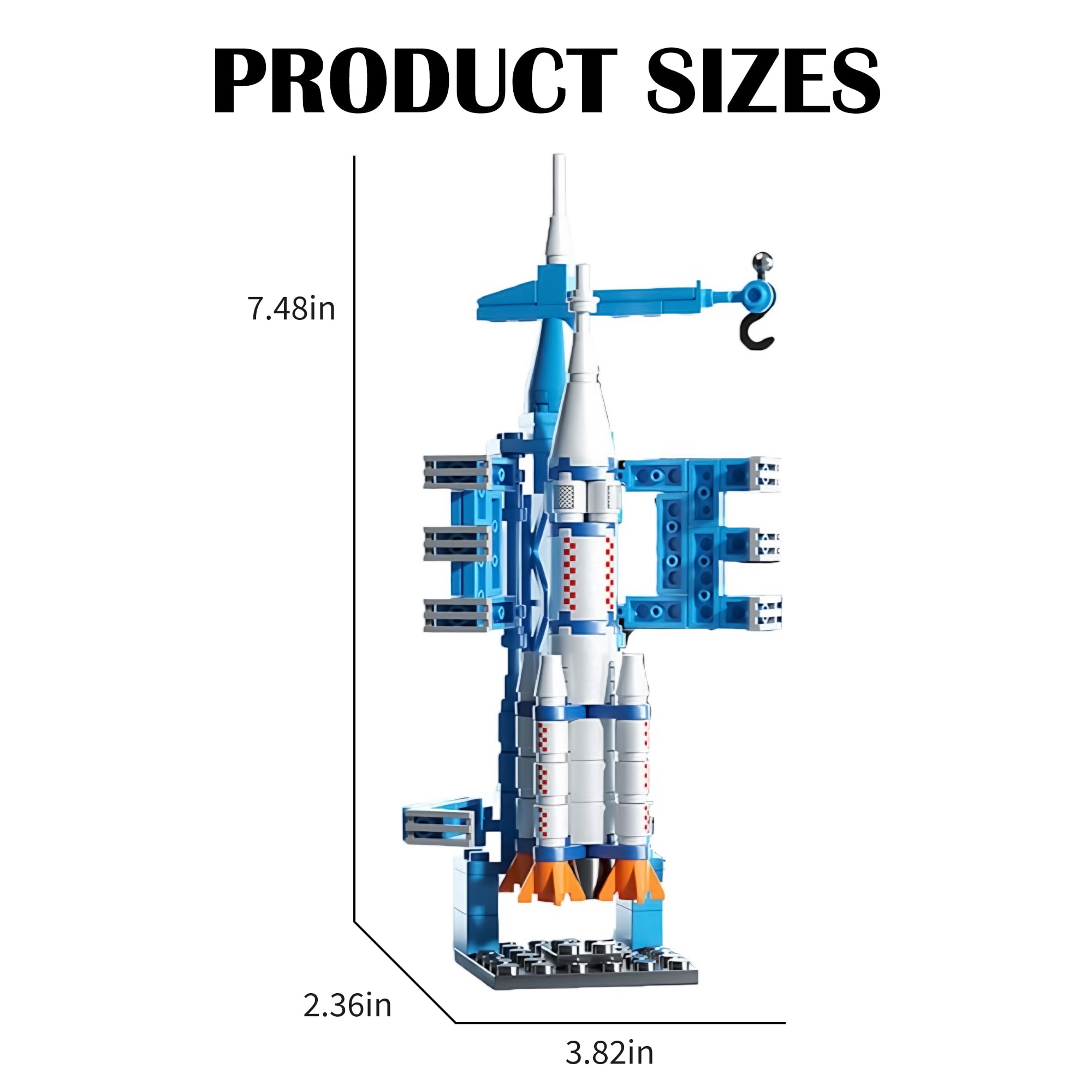 130PCS Building Blocks Toys for 6+ Years Kids Gift Idea Life Space Exploration Shuttle Toys, Space Toy Space Launcher for Boys Girls