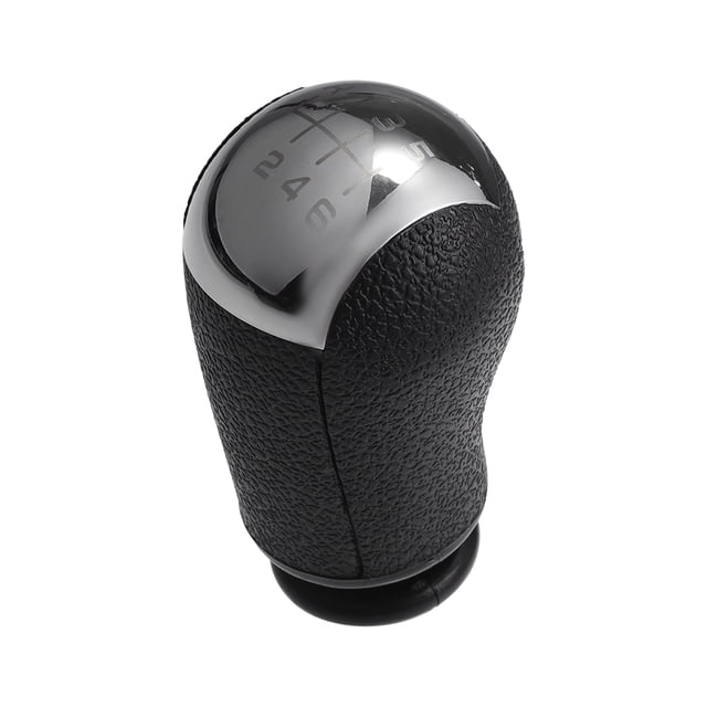 Pomo de cambio de marcha de 6 velocidades Unique Bargains para Ford-Focus 05-12, plástico negro