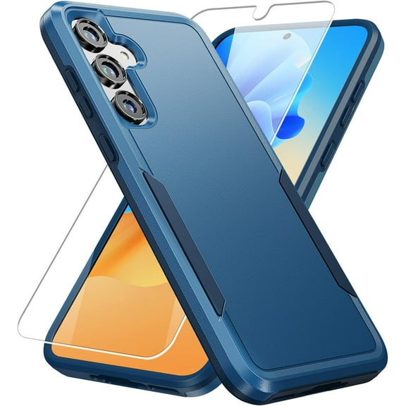 MYKOMI for Samsung Galaxy A55 5G Case, Galaxy A35 5G Case with HD Screen Protector [Military Grade Drop Tested] Heavy-Duty Tough Rugged Shockproof Protective Case for Galaxy A55 5G