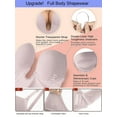 thumbnail image 5 of Sveltors Shapewear Bodysuit for Women Tummy Control Plunge Backless Shapewear Mid Thigh Mesh Shaping Body Shaper, 5 of 8