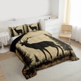 thumbnail image 3 of Castle Fairy Teens Female Men Animal Deer Twin Comforter Sets,Jungle Wildlife Bedding Set, 3 of 8