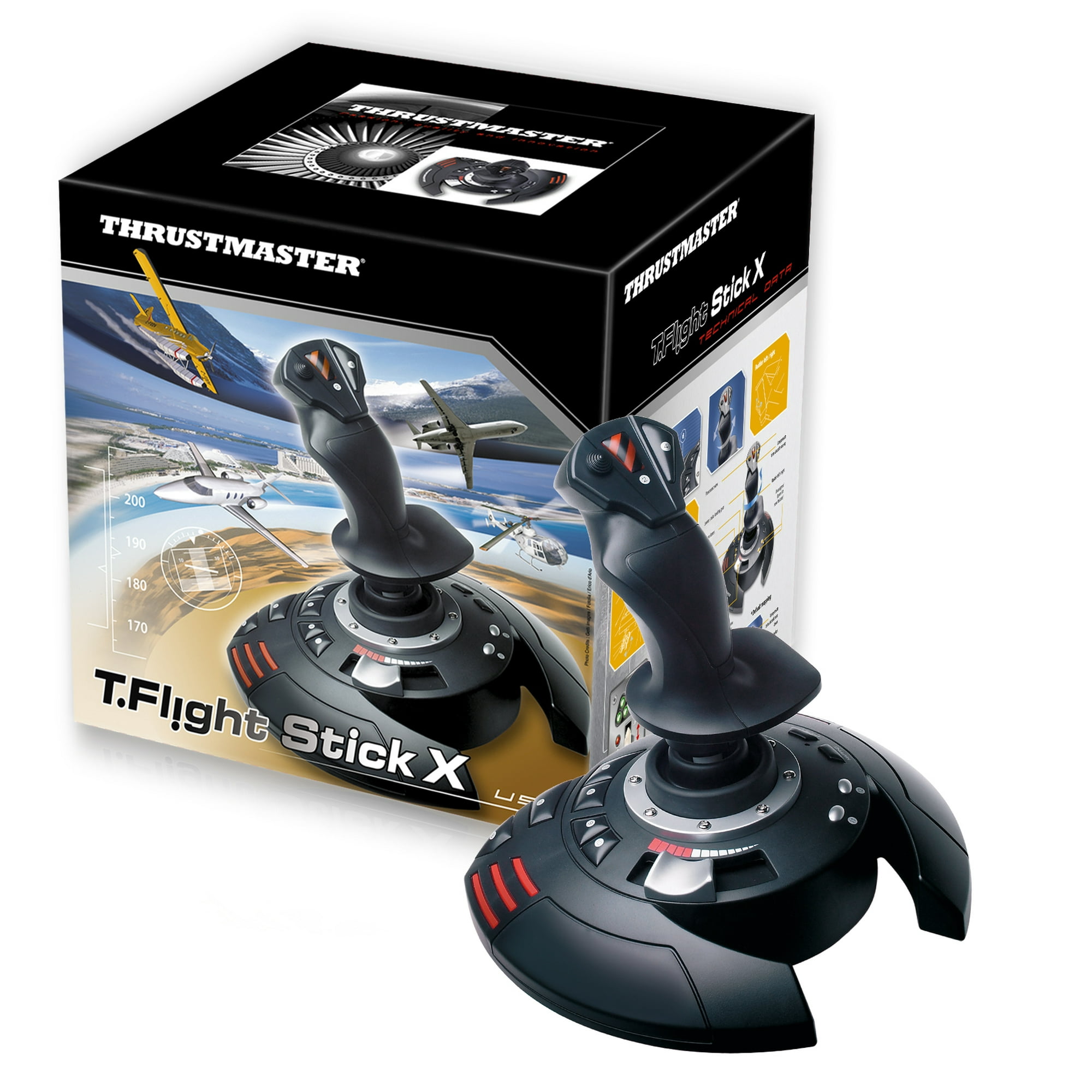 Thrustmaster T-Flight Stick X Controller for Flight Games on