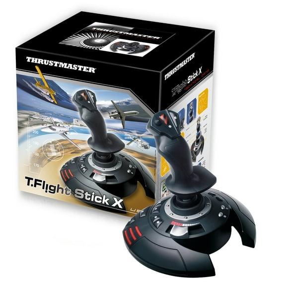 Thrustmaster T-Flight Stick X Controller for Flight Games on Windows PC