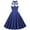 Dark Blue, variant on Sundresses for Women Casual Beach Fashion Women Summer Retro Casual Pullover Dots Sleeveless Long Dress Gift for Women