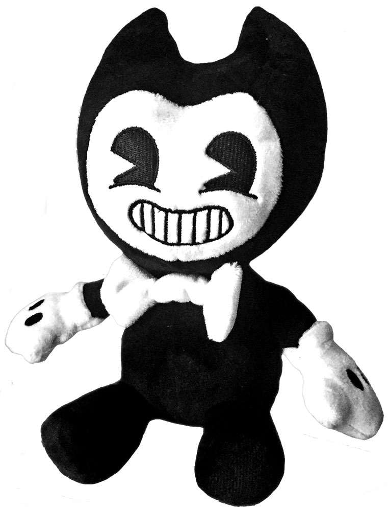 Bendy and the Ink Machine BLACKLIGHT BENDY Beanie Plush NEW With Tag Joey Drew 