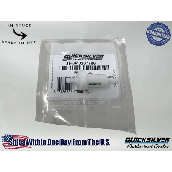 Mercury Genuine OEM Authentic Optimax Air Compressor Filter 8M0207786