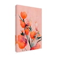 thumbnail image 3 of Canvas Wall Art - Treechild 'Orange Tulips' Wall Art for Living Room, Bedroom, or Office D?cor by Trademark Fine Art - 12 x 19 Inches, 3 of 4