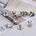 thumbnail image 1 of Herwey Rivet Vis, 20 Sets Vis Rivet Rivet Cuivre Tête Ronde Goujon Point Visser pour Bracelet Sac Vêtements Chaussures Ceinture Décoration, 1 of 8