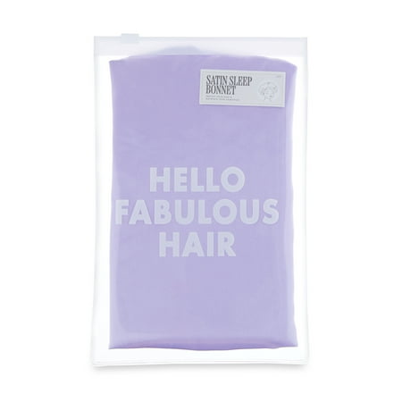Satin Sleep Bonnet, Purple