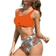 thumbnail image 1 of Traje de baño dividido grande y cómodo para mujer Conjunto de traje de baño delgado y elegante OAVQHLG3B Store lin121212, 1 of 4