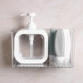 thumbnail image 5 of ULTNICE Bathroom Wall Holder Box Transparent Plastic 2Pcs 8.9*5.2*4.7in, 5 of 6
