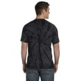 thumbnail image 3 of Colortone Mens Multi-Color Tie-Dyed T-Shirt, L, Spider_Black, 3 of 3