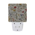 thumbnail image 5 of Yayeee LED Plug in Night Light for The Home with Auto Dusk to Dawn Light Sensors, 2 Pack, Beige Floral, 5 of 6