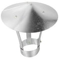 thumbnail image 4 of Bouchon de Cheminée en Fer Robuste pour Cheminée, Couverture de Pluie pour Tuyau de Cheminée à Domicile, 4 of 8