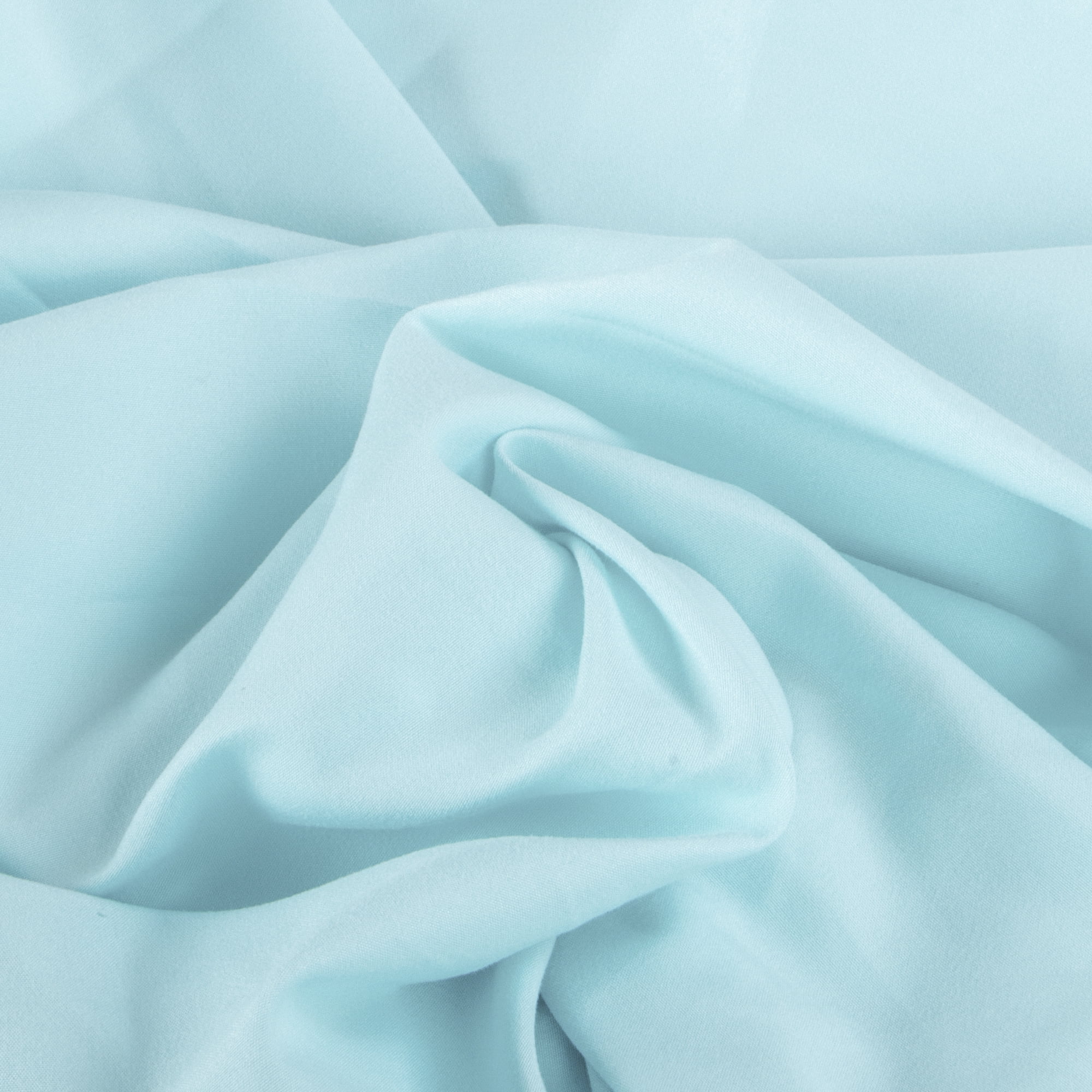Flxxie Microfiber Toddler Sheet Set, Soft Crib Fitted Sheet Flat Sheet and Envelope Pillowcase, Baby Bedding Sheet & Pillowcase Sets, Aqua, 3 Piece