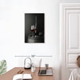 thumbnail image 3 of Elephant Stock Red Wine From Barrel Wall Art - Vertical Canvas Wall Art - Dining Room Wall Decor - Food And Drink Canvas - Gray And Red Decor - 16" x 24", 3 of 8