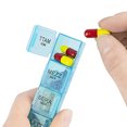 thumbnail image 3 of Caja De Pastillas De 7 Días, Organizador Semanal De Pastillas, Caja De Tabletas De 28 Rejillas, Soporte De Pastillas De Pu Para Vitaminas Y Medicamentos sonducket HA018336-00, 3 of 6
