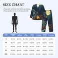 thumbnail image 4 of Fotbe Moonlit Skeleton Campfire Pattern Long Sleeve Pajama Set for Men,Sleepwear Set,2-piece Loungewear Set,Soft PJs Comfy Nightwear with Pockets-X-Large, 4 of 7