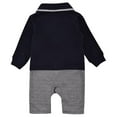 thumbnail image 5 of Kiplyki Flash Toddler Pants Newborn Infant Boys Tuxedo Gentleman Onesie Romper Jumpsuit Wedding Outfits, 5 of 8