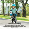 isinwheel SK14 Electric Bike for Kids Ages 38 Years Old, 250W Peak