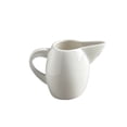 thumbnail image 1 of White Pointed Spout Milk Pitcher 200ml Ceramic Sauce Pot Gravy Boat With Handle, 1 of 5