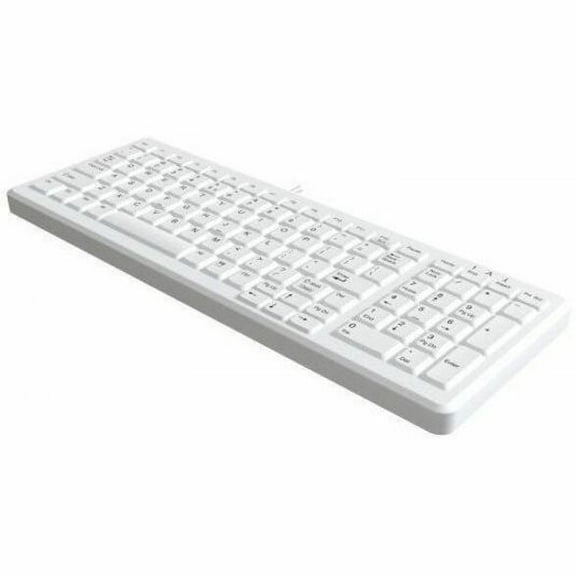 TG3 CK103S: Sealed, Washable Keyboard - Cable Connectivity - Compact - USB Interface - 103 Key(s) - Silicone Rubber - White