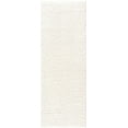 thumbnail image 3 of Hauteloom Faina Machine Washable Solid Shag Runner Rug - Plain Living Room Bedroom Shaggy Long Runner Rug - Fluffy Plush High Pile Carpet - Cream, Beige, Ivory - 2'7" x 7'3", 3 of 16